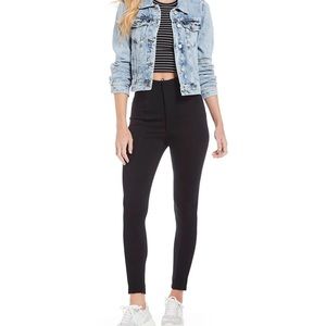 Free People Ponte High-Waisted Skinny Pants